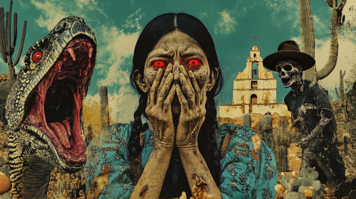 The Masked Woman and the Sinister Trio