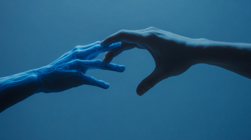 The Meeting of Human and AI Hands