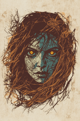 The Mystic Norn Girl Witch T-Shirt Graphic