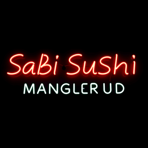 The Neon Sign of Sabi Sushi Manglerud