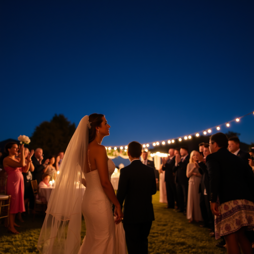 The Nighttime Wedding Ceremony