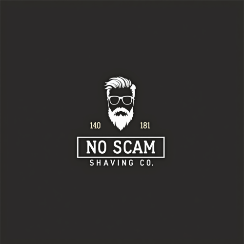 The No Scam Shaving Co. Bold Logo