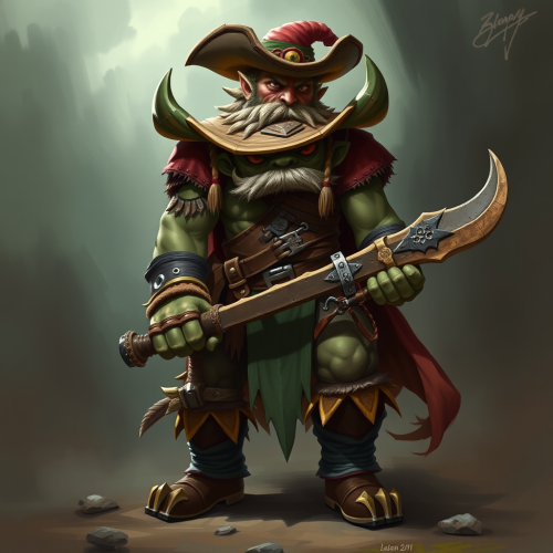 The Orc Cowboy in Dungeons and Dragons