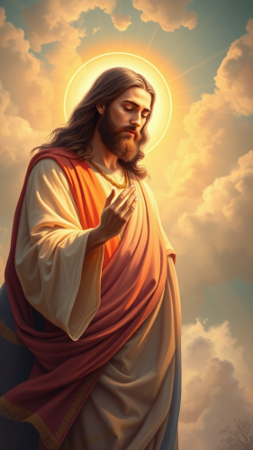 The Peaceful and Loving Jesus Mobile Wallpaper