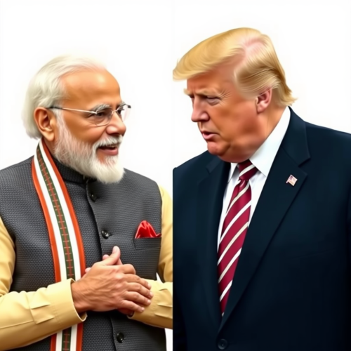 The Prime Minister with Trump's Hair Mistake