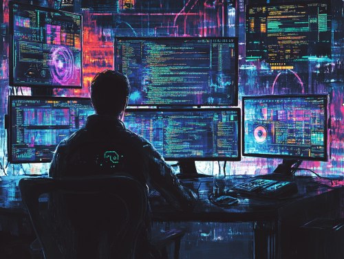 The Professional Programmer in a Futuristic Office The Professional Programmer in a Futuristic Office