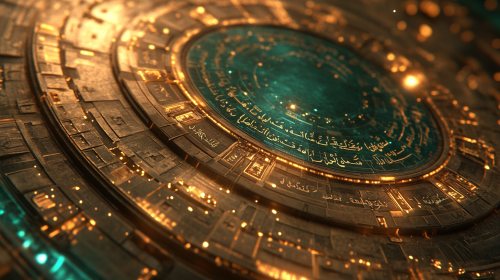 The Quran merging Arabic script with technology