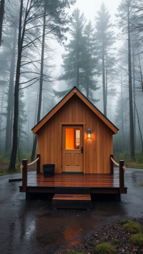 The Rainfall Cabin in the Woods The Rainfall Cabin in the Woods