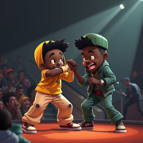 The Rappers Battle Against the Audience