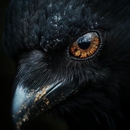 The Raven's Brooding Eye in Gothic Wasteland