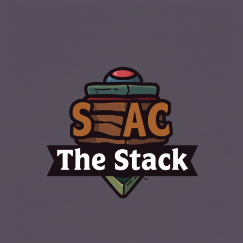 The Stack Magic the Gathering logo design.