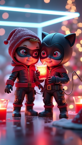 The Stealthy Baby Heroes' Merry Christmas Celebration