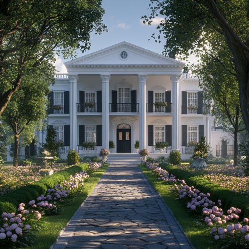 The Stunning Award-Winning Holt Mansion Exterior 