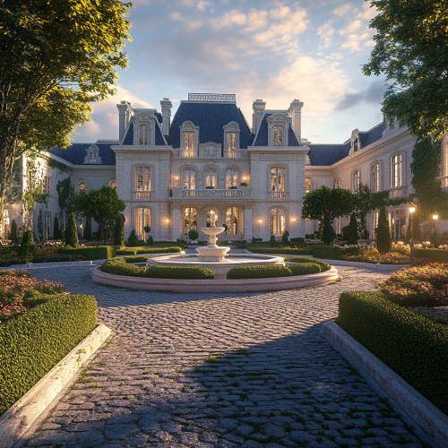 The Stunning French Chateau Mansion with Panoramic View