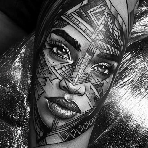 The Tattooed Brazilian Indigenous Woman in School