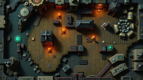 The Top-Down View of a DnD Pub Battle