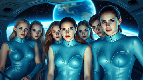 The Young Alien Crew Aboard Earth-Orbiting Starship