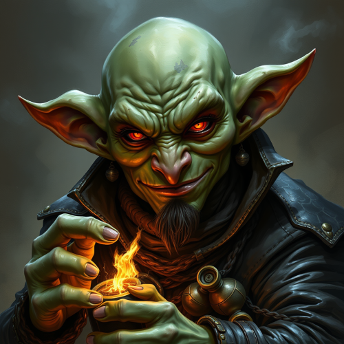 The sneaky goblin alchemist with dangerous bombs.