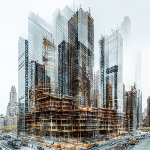 Time-Lapse of Skyscraper Construction Contrasted with Hemp-Based Designs. Time-Lapse of Skyscraper Construction Contrasted with Hemp-Based Designs.
