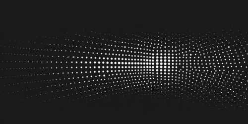 Top view white dots on black, easy to trace.