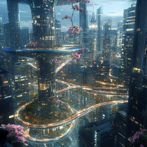 Toronto in the distant future looks fascinating and incredible.