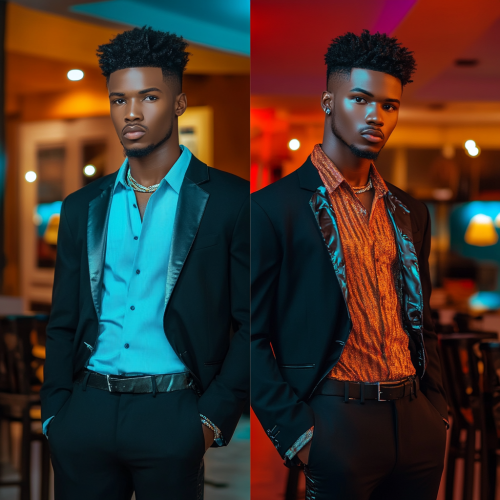 Two stylish looks in day and night