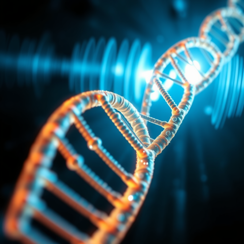 Ultrasound can change DNA structure affecting replication.