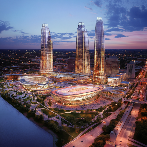 Urban District Concept Art Kansas City Riverfront Urban District Concept Art Kansas City Riverfront