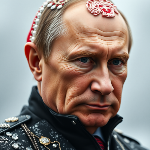 Vladimir Putin in a Surprised Situation