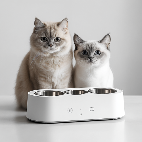 White Automatic Feeder for Cats and Dogs Sale Photos  White Automatic Feeder for Cats and Dogs Sale Photos
