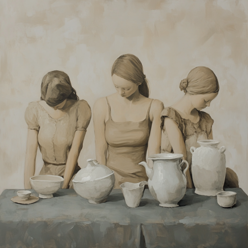 Women as Still Life: Inspired by Famous Painters