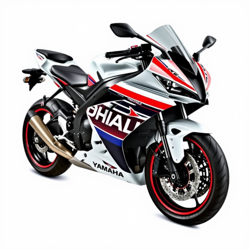 Yamaha R6 Moto Deportiva con DHALIA