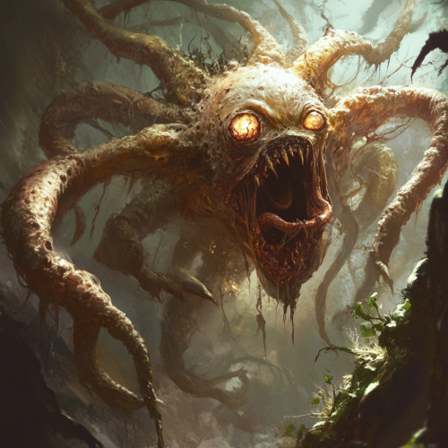 Zoomed out view of immaculate DnD creature art.