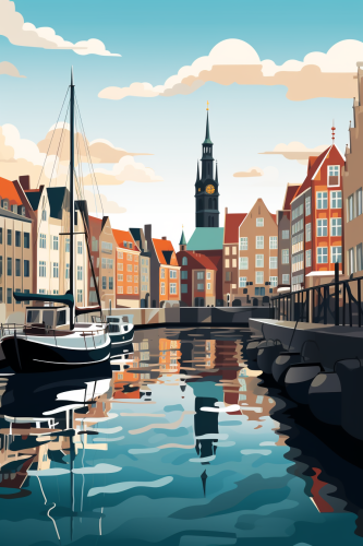 Aalborg vector art
