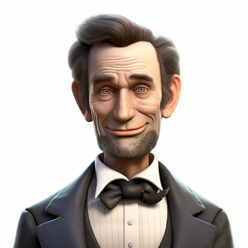 Abe Lincoln with captivating smile