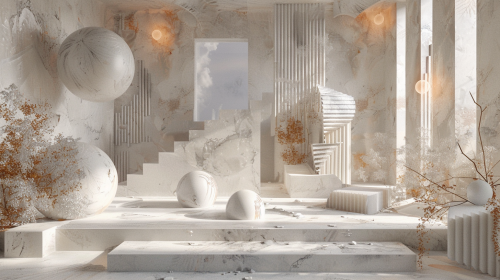 Volumetric Shadows Bauhaus Soft Design