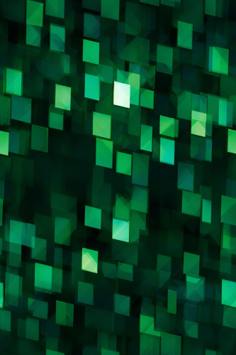 Abstract chaotic geometric pattern design