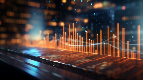 Abstract digital data analytics customer concept Abstract digital data analytics customer concept