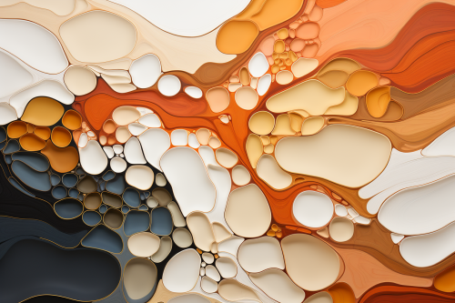 Beautiful modern Aboriginal artwork showcasing happiness