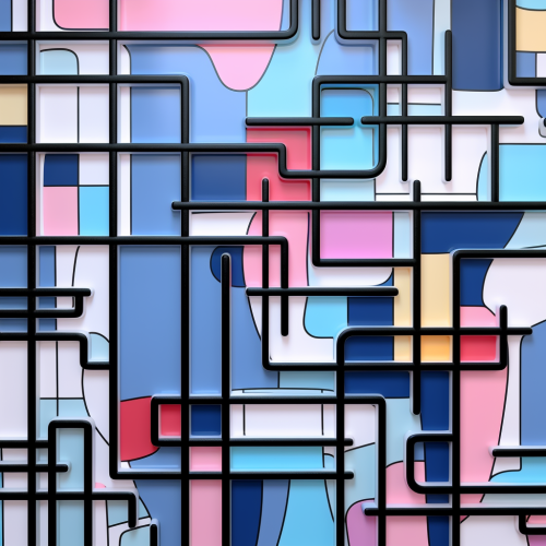 Abstract surfaces in vibrant colors Abstract surfaces in vibrant colors