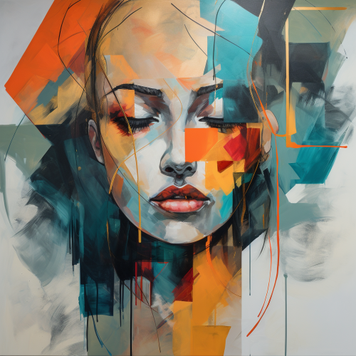 Abstract art creation with AI