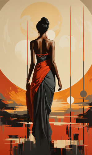 Beautiful African Art Print