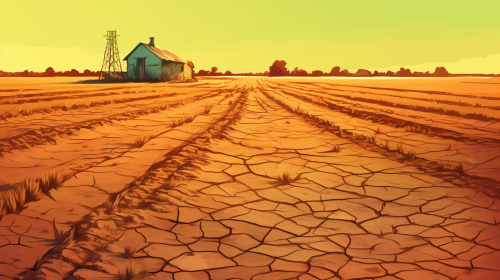 Withering crops and desperate farmers amidst drought and irrigation failure Withering crops and desperate farmers amidst drought and irrigation failure