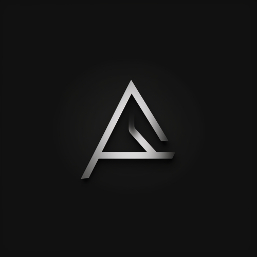 Minimalistic AI Logo with P