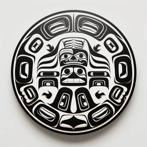 Native Alaskan Indian Art Logo