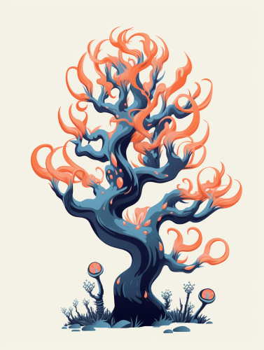 Unique Alien Succulent Tree with Claws and Tentacles Unique Alien Succulent Tree with Claws and Tentacles