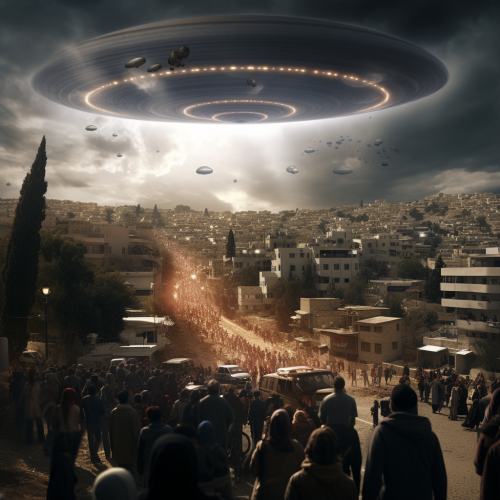 Realistic Alien Invasion in Jerusalem