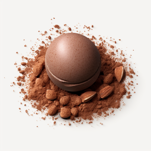 Almond Nut Chocolate Ball with Sprinkle Powder Almond Nut Chocolate Ball with Sprinkle Powder