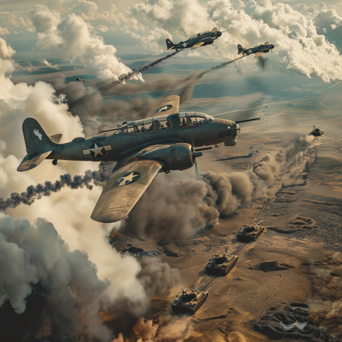 Fairchild A10 Airplane Tank Attack