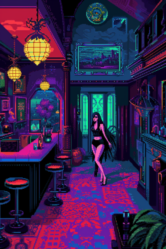 Amiga game goth go-go dance simulator